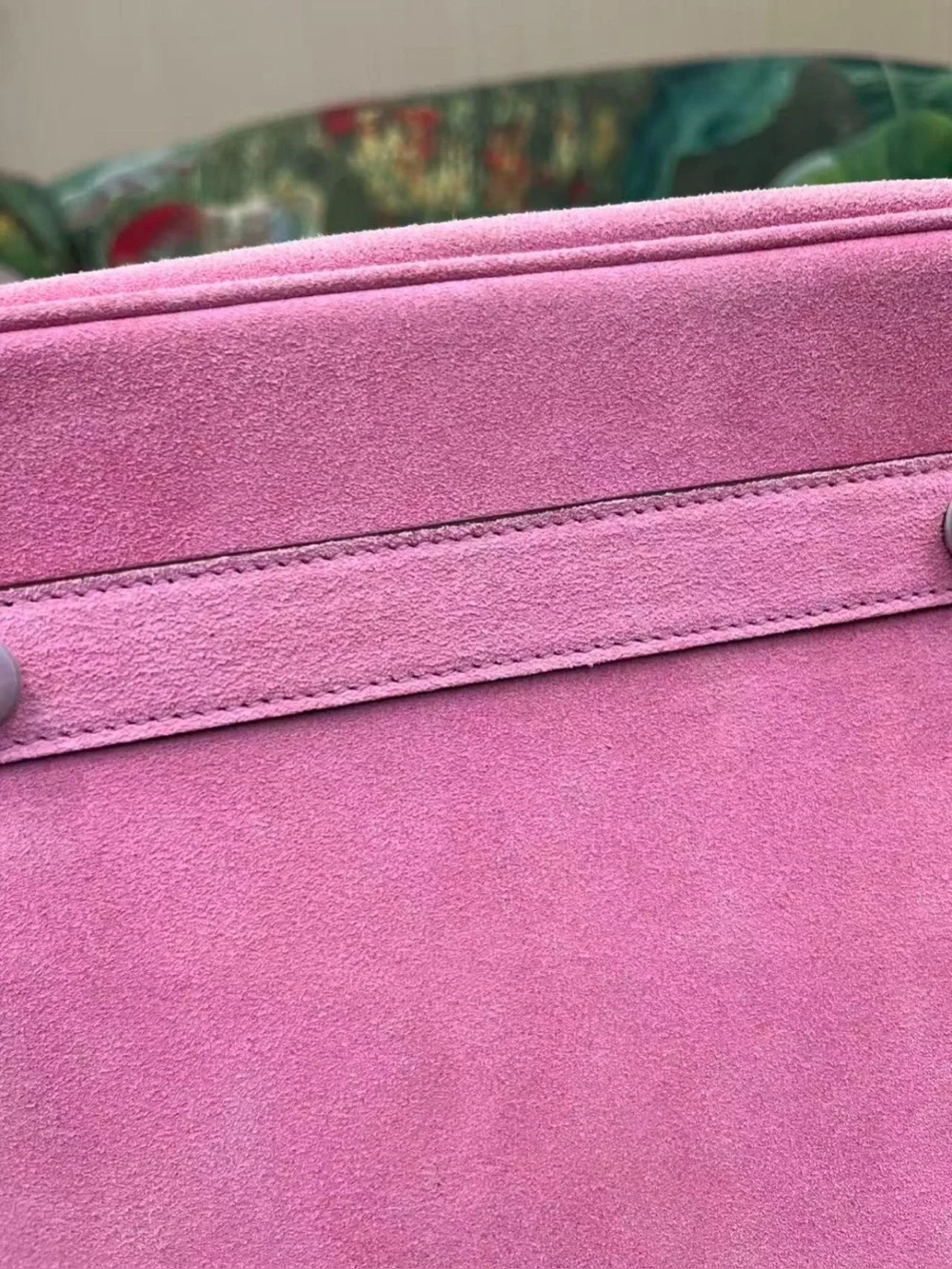 Veau Doblis SUEDE 5P BUBBLEGUM PINK ROSE SAKURA PHW imported Togo 40 Birkin RARE